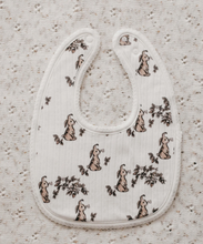 Load image into Gallery viewer, Pointelle Bunny Bib
