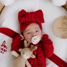 Load image into Gallery viewer, Bowie Waffle Topknot - Rudolph