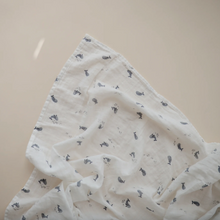 Load image into Gallery viewer, Mushie Swaddle - Whale