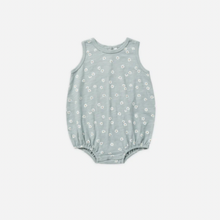 Load image into Gallery viewer, Rylee and Cru - Blue Daisy Bubble Onesie
