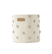 Load image into Gallery viewer, Pehr - Pom Pom Basket - Bin Grey