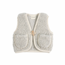 Load image into Gallery viewer, Binibamba - 美利奴羊毛背心 (淺藍色)