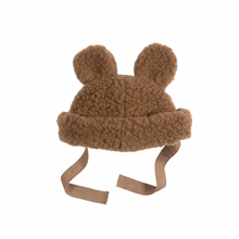 Load image into Gallery viewer, Binibamba - 美利奴羊毛熊熊帽 (咖啡色)