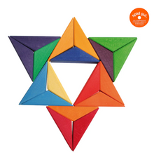 Load image into Gallery viewer, Grimm's - 多彩星形撞色積木 (大)