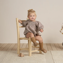 將圖片載入圖庫檢視器 Quincy Mae - 泡泡袖包屁衣 (Plum Gingham)