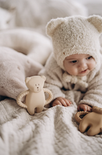 Load image into Gallery viewer, Bambolina - Teddy Bonnet (Milk) 1-3Y