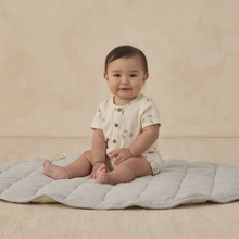 Load image into Gallery viewer, Quincy Mae - Short Sleeve Woven Romper (Birds)