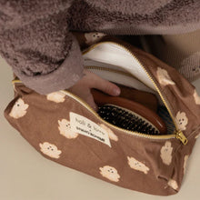Load image into Gallery viewer, Studio Boheme - Toiletry Bag (Mocha/Dog)