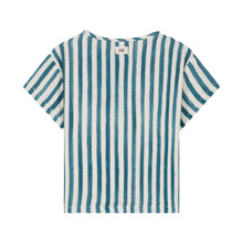 Load image into Gallery viewer, Studio Boheme - Orso T-shirt (Blue Stripes) 24M