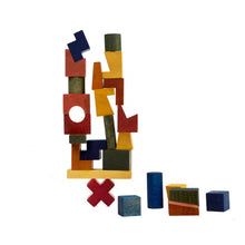 Load image into Gallery viewer, Stacking Montessori Toy Tower Rainbow