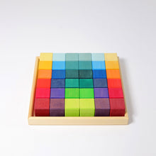 Load image into Gallery viewer, Grimm's - 彩虹馬賽克積木 36pcs