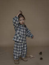 Load image into Gallery viewer, Organic Zoo - Fog Blue Gingham Lodge Shirt