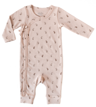 Load image into Gallery viewer, Pehr- Hatchling Bunny Kimono Romper (Pink) 3-6M
