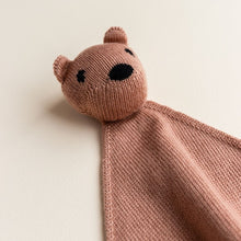 Load image into Gallery viewer, Teddy Tokki 熊熊羊毛安撫巾 - Terracotta