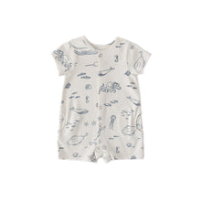 Load image into Gallery viewer, Pehr - Short Sleeve Romper - Life Aquatic