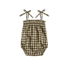 Load image into Gallery viewer, Organic Zoo - Gingham Spaghetti Bodysuit (0-3M)
