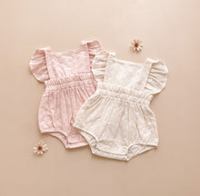 Load image into Gallery viewer, India &amp; Grace - Ruffle Romper (Cream)

