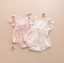 Load image into Gallery viewer, India & Grace - Ruffle Romper (Pink) 0-3M