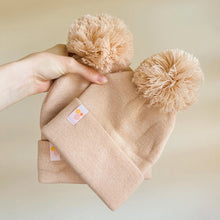 Load image into Gallery viewer, Pink Pom Beanie (0-3M)
