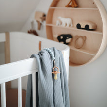 Load image into Gallery viewer, Mushie - Halo Pacifier Clip (Cadet Blue)