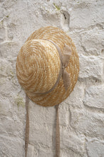 Load image into Gallery viewer, Frou Frou - CLASSIC CANOTIER HAT 綁帶圓頂草帽 (Sand) thin ribbon
