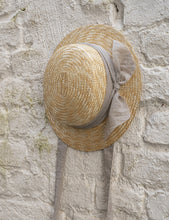 Load image into Gallery viewer, Frou Frou - CLASSIC CANOTIER HAT 綁帶圓頂草帽 (Latte)

