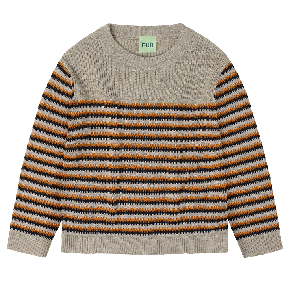 FUB - Thin Sweater (Oat Melange) 3-5Y