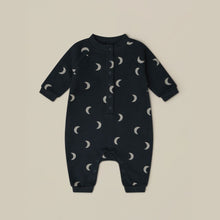 Load image into Gallery viewer, Organic Zoo - Charcoal Midnight Onesie
