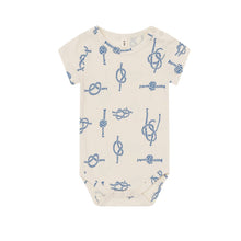 Load image into Gallery viewer, Organic Zoo - Sailor Knots Short Sleeve Bodysuit 6-12M
