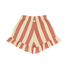 將圖片載入圖庫檢視器 Organic Zoo - 荷葉短褲 Tomato Stripes 
