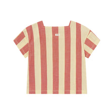 將圖片載入圖庫檢視器 Organic Zoo - 方領短袖 Tomato Stripes
