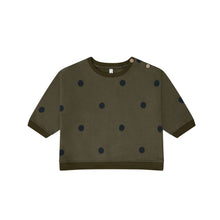 Load image into Gallery viewer, Organic Zoo - Olive Dots Sweatshirt 2-3Y

