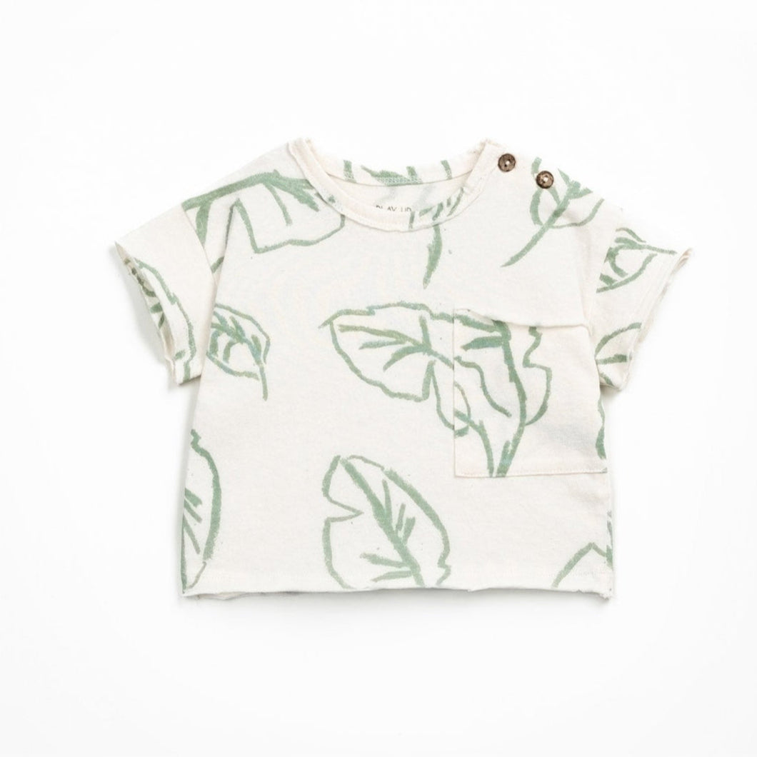 Play Up - T-Shirt with Shoulder Opening (Green)