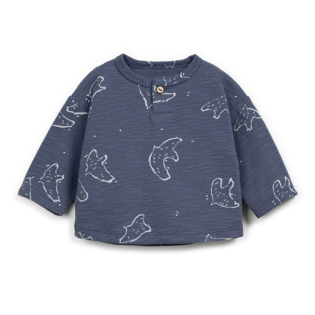 [預購] Play Up - Printed Rib LS T-Shirt (Mirtilo)