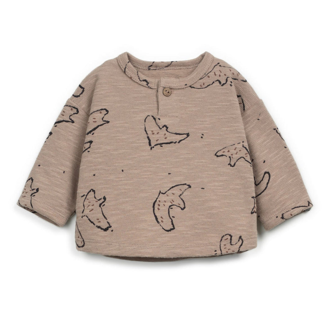 [預購] Play Up - Printed Rib LS T-Shirt (Ancestral)