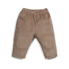 將圖片載入圖庫檢視器 Brown corduroy pants on a white background
