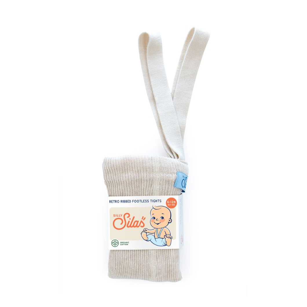 Silly Silas - Footless Tights (Cream Blend)