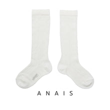 Load image into Gallery viewer, [預購] Collegien | Anais - Lightweight Pointelle Knee Socks (Snow White)
