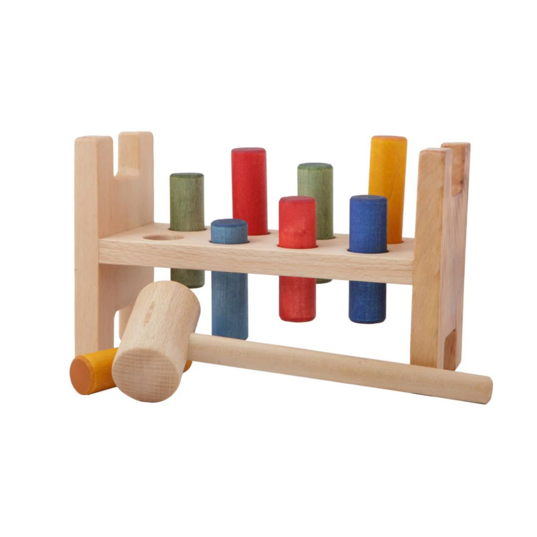 Pound-A-Peg Montessori Toy (Rainbow)