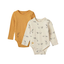 將圖片載入圖庫檢視器 LIEWOOD - 2 Pack Long Sleeve Bodysuit (Dogs)

