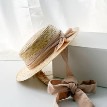 Load image into Gallery viewer, Frou Frou - CLASSIC CANOTIER HAT 綁帶圓頂草帽 (Nude)
