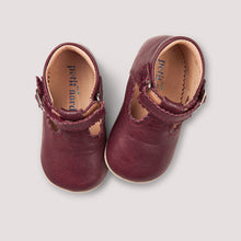 Load image into Gallery viewer, PETIT NORD - Baby Scallop T-Bar (Plum)
