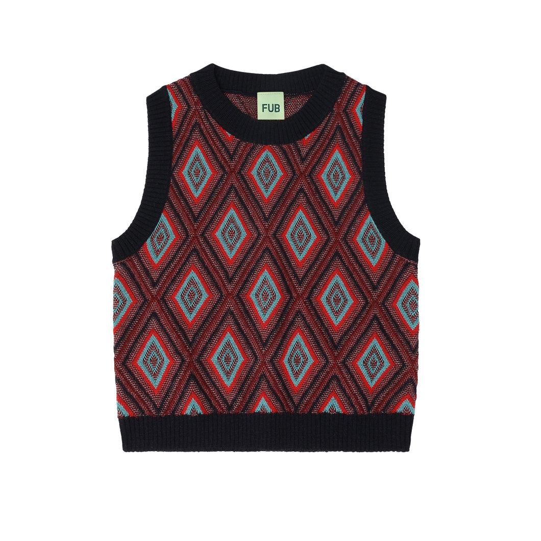 FUB - Harlekin Vest (Dark Navy)