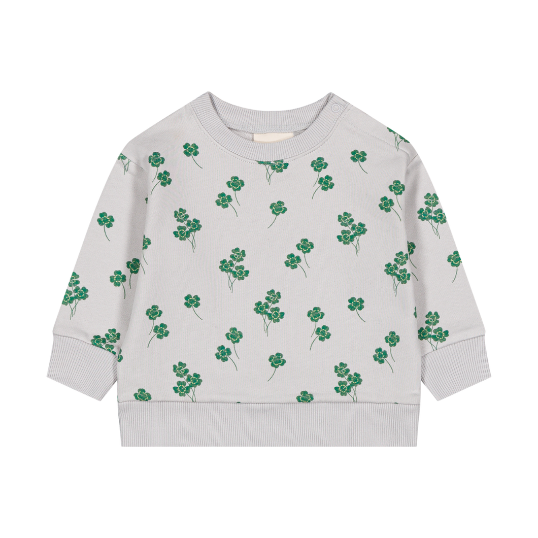 Studio Boheme -  Bart Sweatshirt (Grey/Clovers)