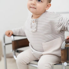 Load image into Gallery viewer, Guapoo - 口袋衛衣 Gray Stripes 1-2Y
