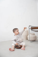 Load image into Gallery viewer, Guapoo - 口袋衛衣 Gray Stripes 1-2Y
