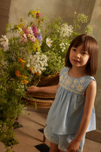 將圖片載入圖庫檢視器 Louise Misha - 刺繡背心上衣 (藍)
