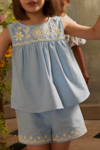 將圖片載入圖庫檢視器 Louise Misha - 刺繡背心上衣 (藍)
