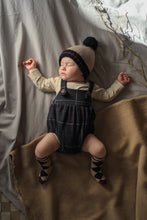 Load image into Gallery viewer, 1+ In the Family - BORIS 刷毛吊帶包屁衣 (Dark Blue)
