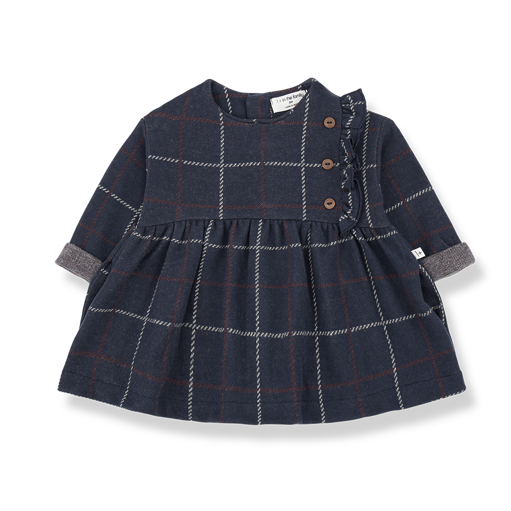1+ In the Family - PATRICIA 長袖裙 (Dark Blue)